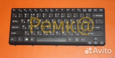 Клавиатура для ноутбука Sony SVE14 черная