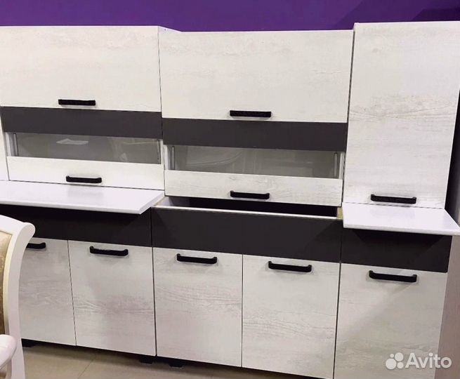 Кухня бетон/графит