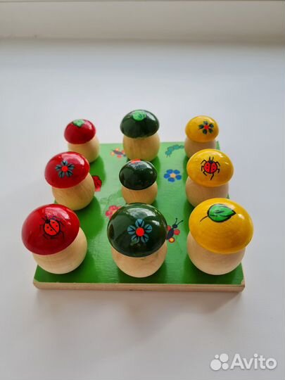 Развивающие деревянные игрушки