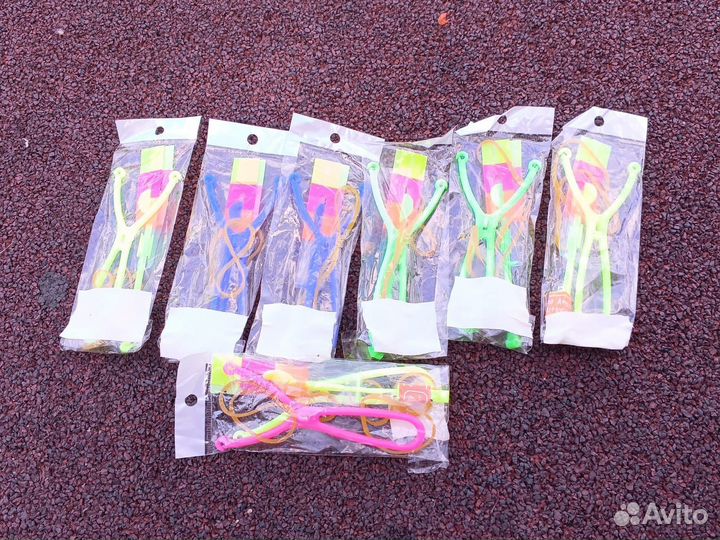 Светящиеся рогатки вертолетики