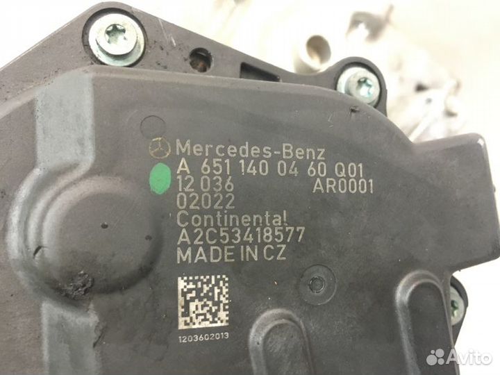 Клапан егр Mercedes E-Class C207 OM651 2.2 CDI