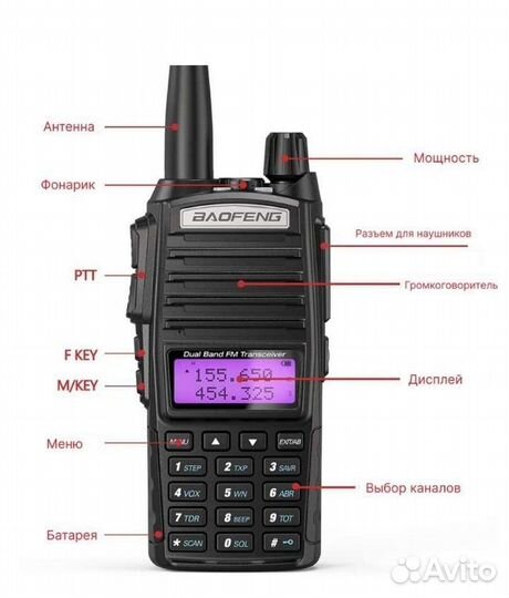 Рация baofeng uv-82 8Вт