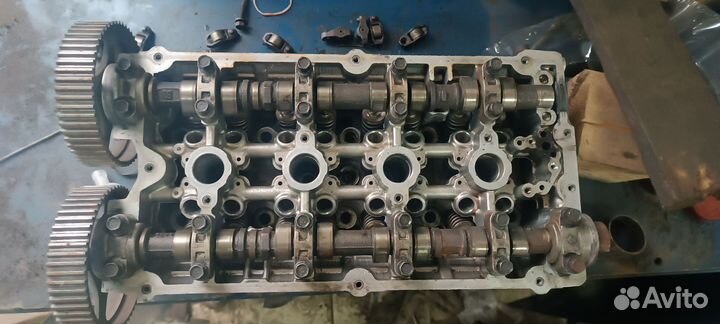 Головка блока цилиндров на santa fe 2003 2.4