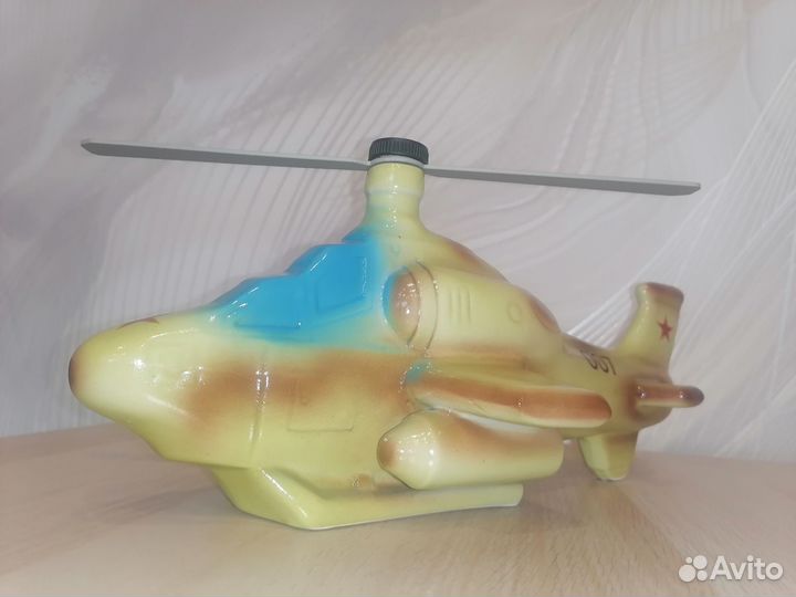 Бутылка керамическая декоративная