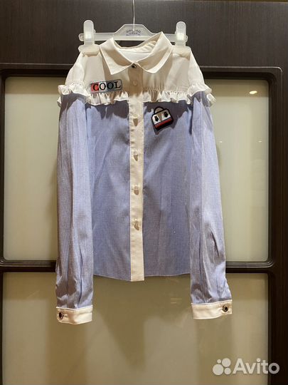 Рубашка на девочку 128