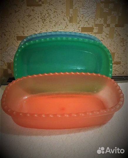 3 емкости для пищевых продуктов 3 шт