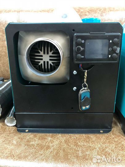 Автономный отопитель сухой фен 12/24/220 блютуз