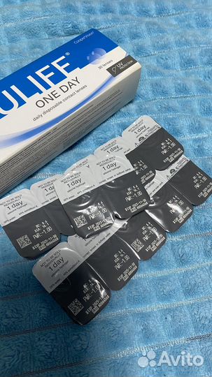 Линзы контактные -1