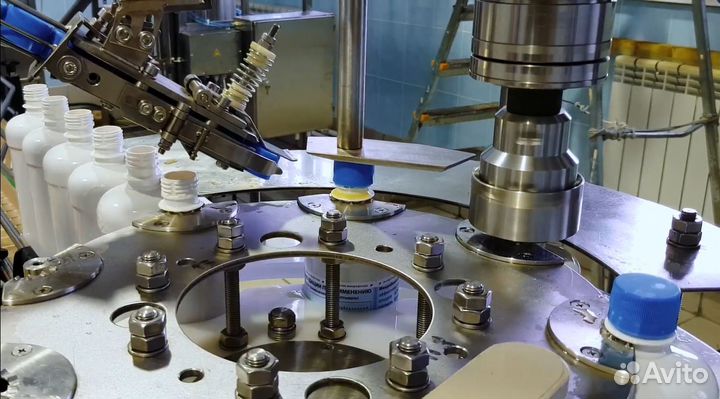 Линия розлива бытовой Химии в Пэт