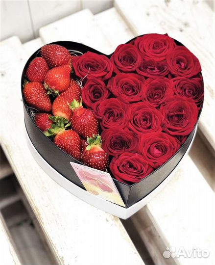 Коробка клубника Новосибирск №482