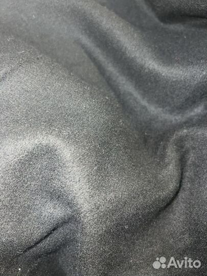 Отрез пальтовая черн шерсть смес 4 m*1,4 м, Итали