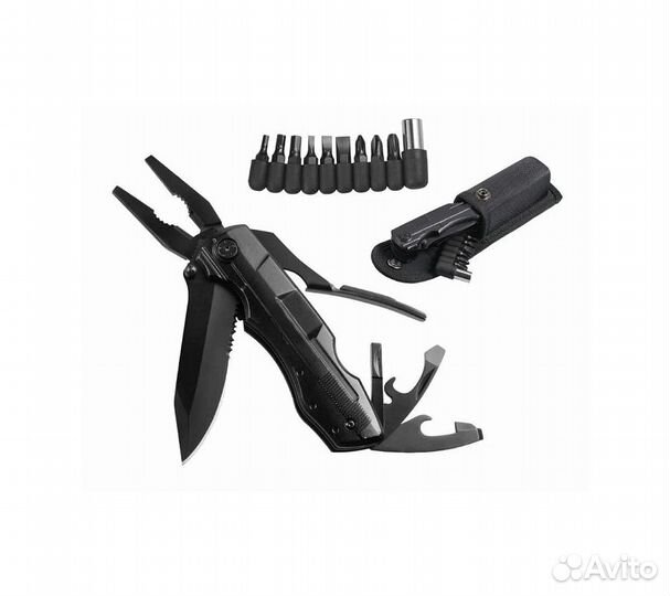 Мультитул RoadLike PL94H 6 в 1 черный