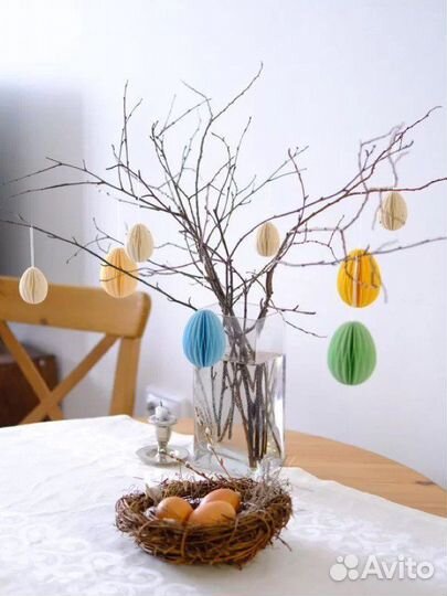 Пасхальные яйца из бумаги