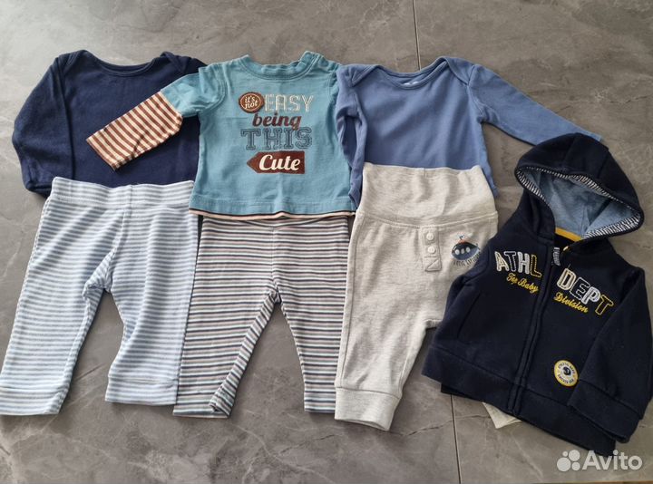 Вещи пакетом на мальчика 62 68