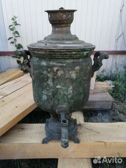 Самовар дровяной угольный