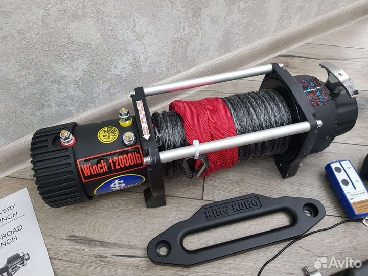 Новая лебедка 5,5т, Кевларовый трос, на эвакуатор
