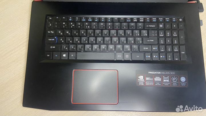 Игровой ноутбук acer predator helios 300