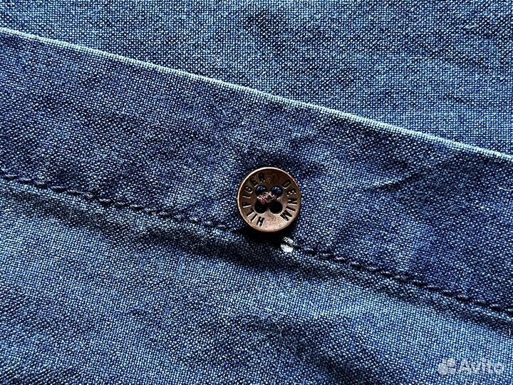 Рубашка Tommy Hilfiger оригинал мужская S синяя