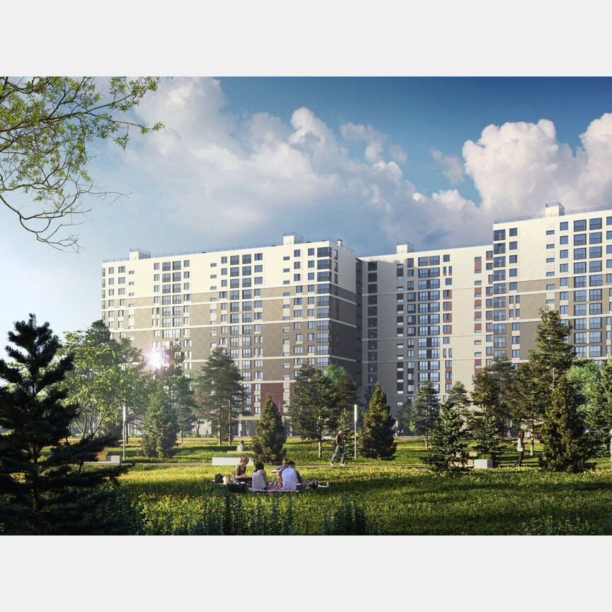 2-к. квартира, 64,1 м², 15/16 эт.