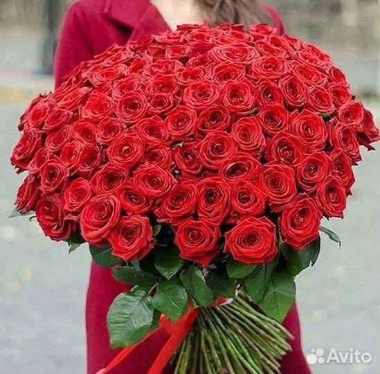 Высокие розы Букеты с доставкой