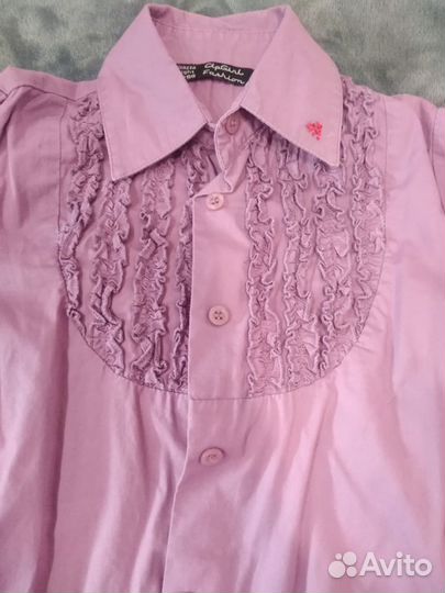 Рубашка (блузка) для девочки