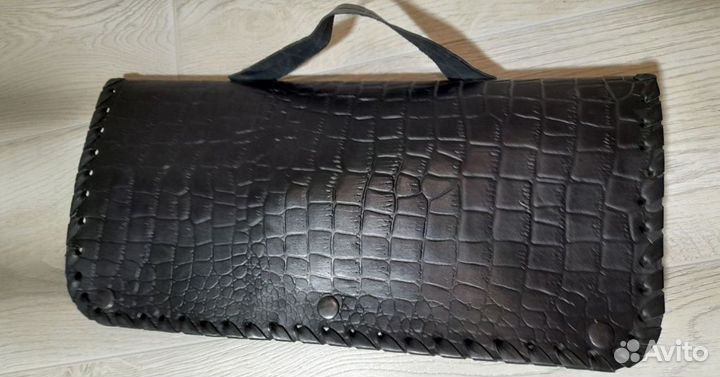 Подарочный набор нож и топор в кожаном чехле