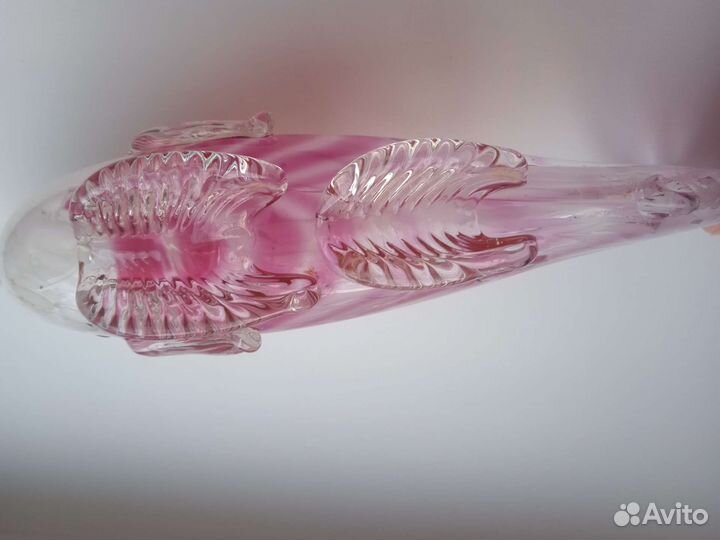 Рыбка стеклянная,винтаж,ссср
