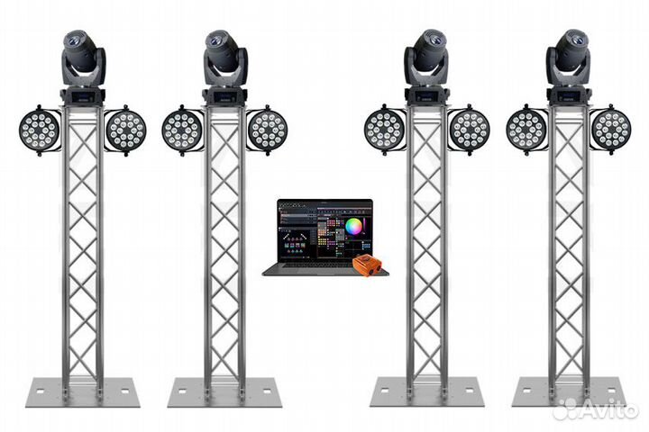 Прокат звук свет микрофоны проектор