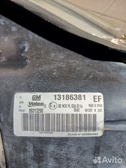 Фара opel corsa d