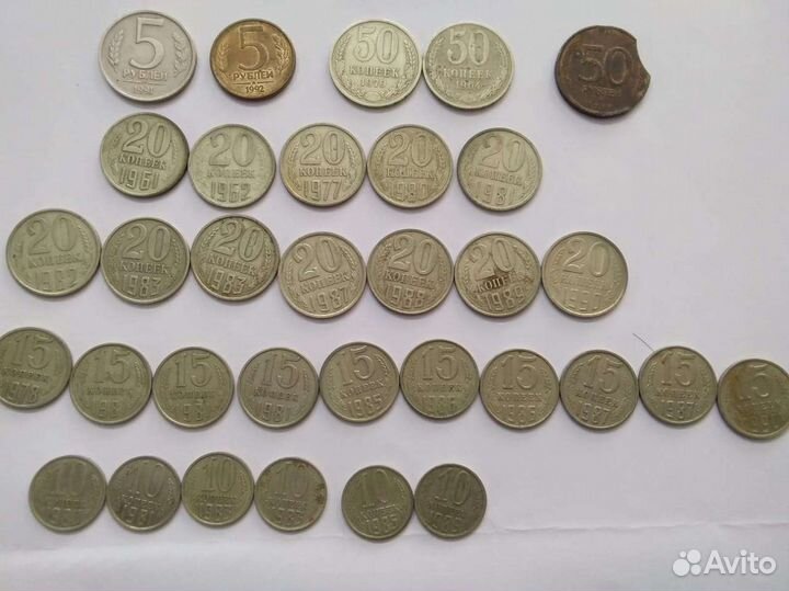 Монеты СССР светлые