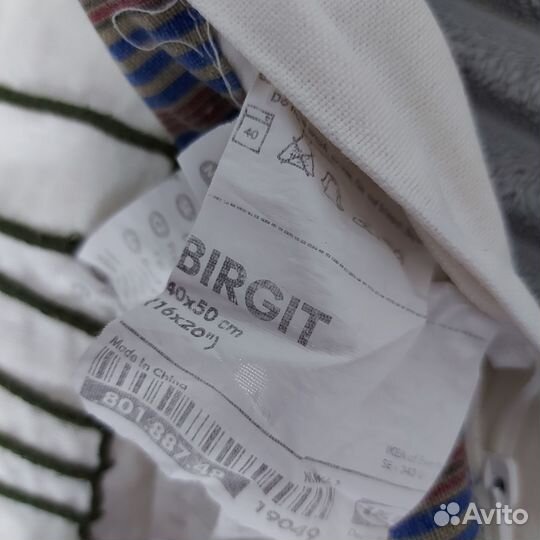 Чехол на подушку IKEA birgit