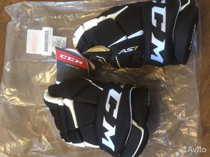 Краги CCM AS1 JR super tacks 12