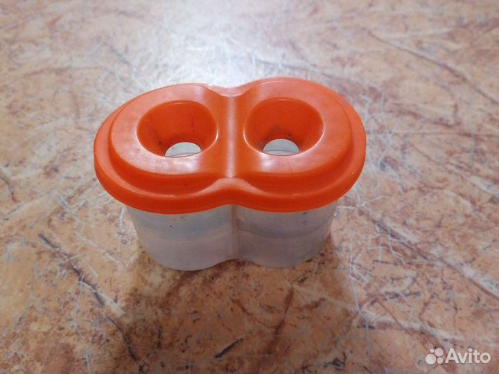 Непроливайка оранжевая двойная