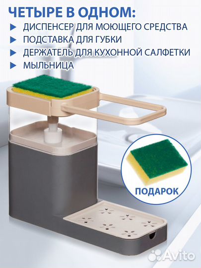 Дозатор для жидкости для мытья посуды