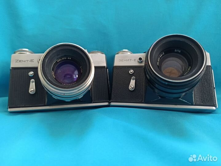 Плёночный фотоаппарат Зенит Е разных годов
