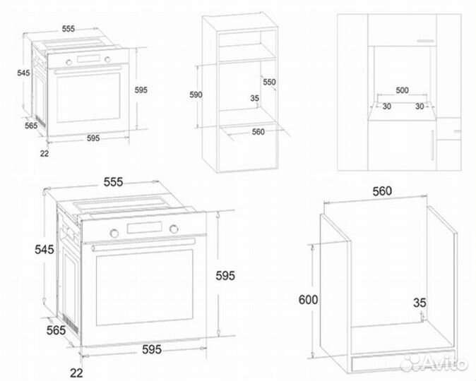 Духовой шкаф электрический simfer B6EC58016