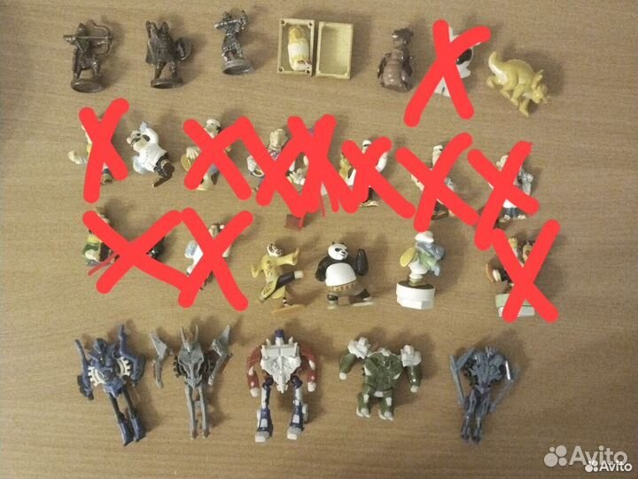 Игрушки из киндера 90х и не только