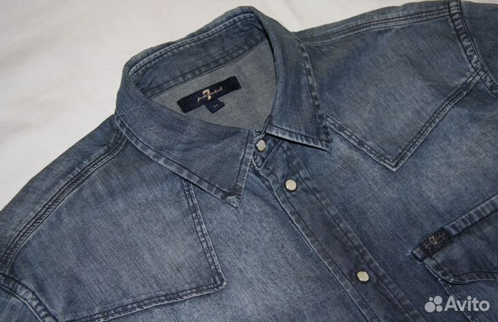 7 For All Mankind Джинсовая Рубашка