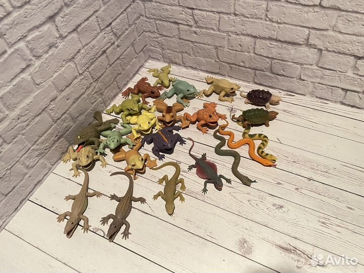 Резиновые игрушки животные