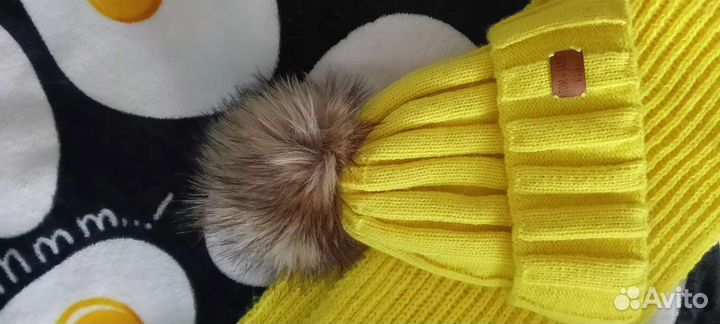 Шапка и снуд для девочки зимняя
