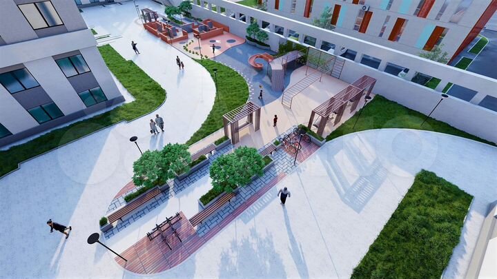 Апартаменты-студия, 40,6 м², 21/33 эт.