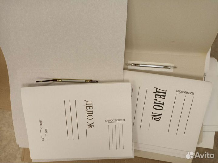 Папка картона «Дело» скоросшиватель