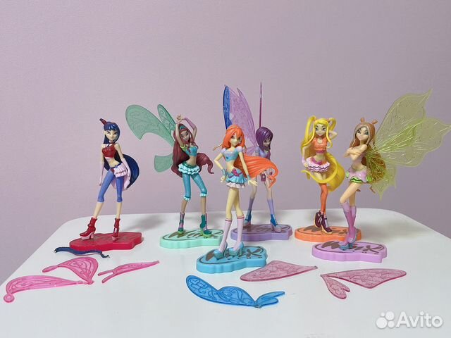 Фигурки Винкс (Winx) + Скай из журналов с крыльями купить в Краснодаре ...