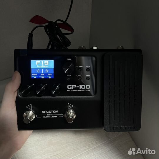 Гитарный процессор valeton gp 100