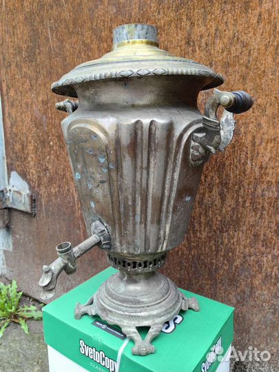 Самовар дровяной, рюмка. Воронцова. 8-10 литров