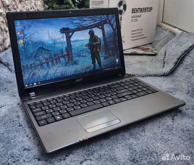 Мощный ноутбук Acer AMD A4/SSD120