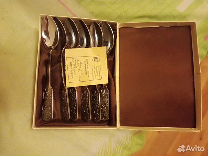 Чайные ложки мельхиор