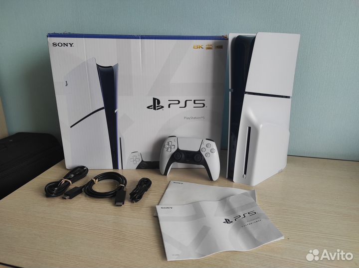 Sony playstation 5 Slim 1tb в отличном состоянии