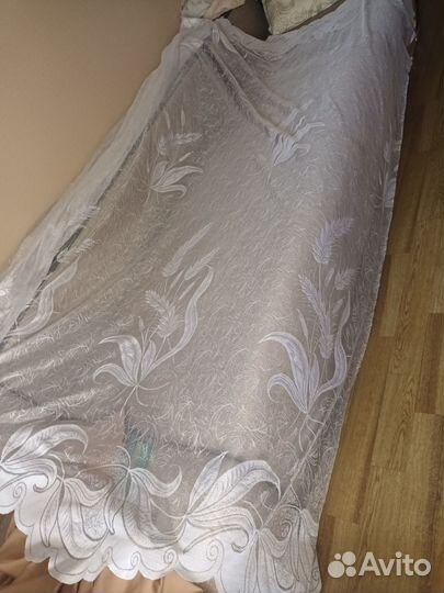 Тюль и штора