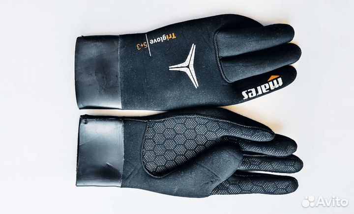 Консоль Aqualung, глубиномер, перчатки Mares